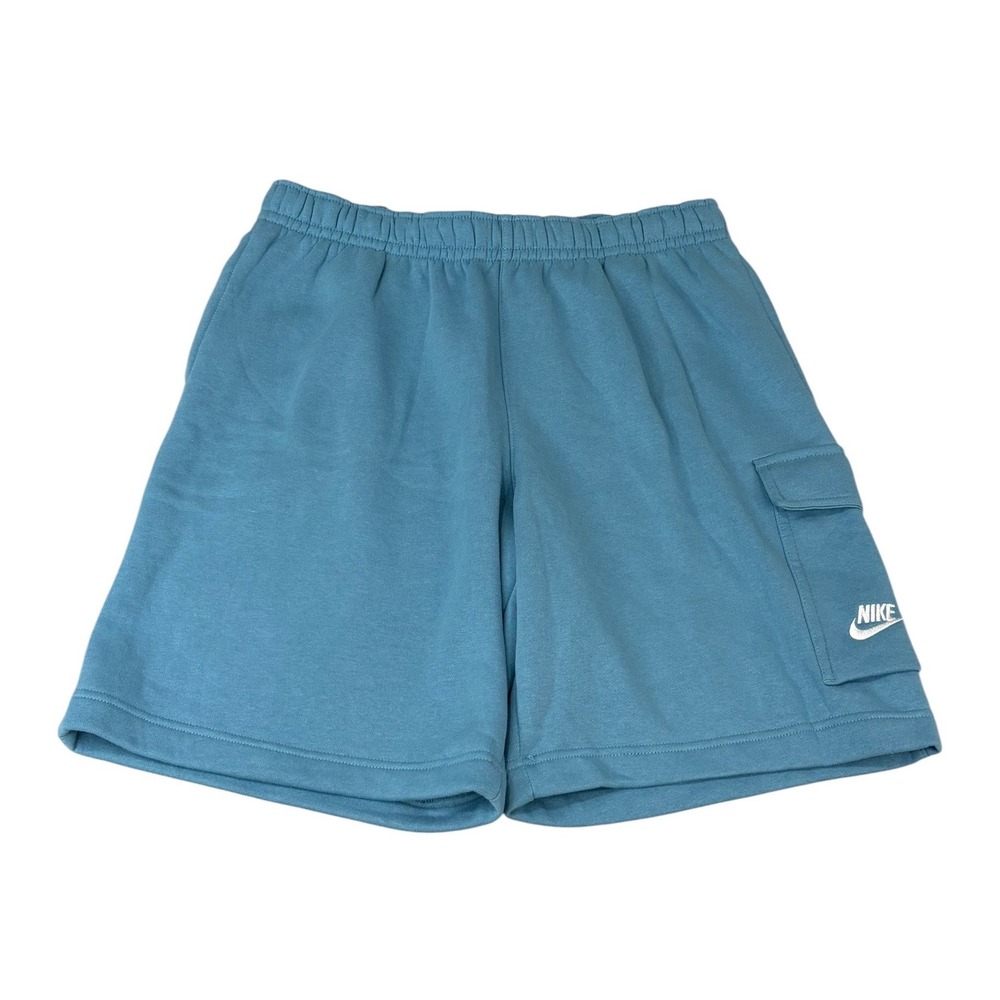 Nike Sportswear Club Fleece Cargo Shorts Mens Medium Blue CZ9956-424